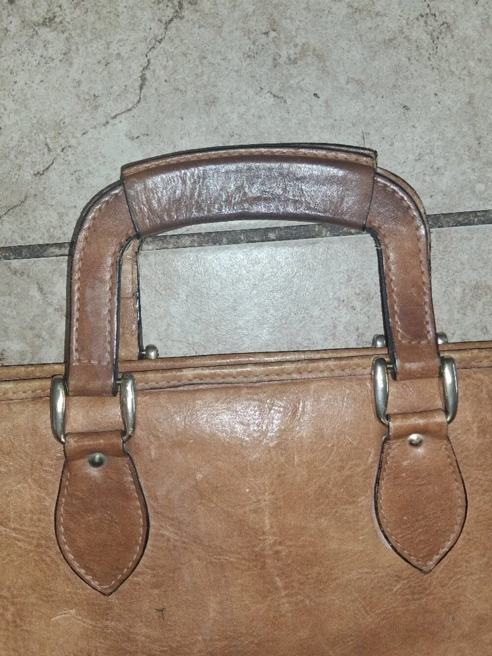 Vintage Leather Briefcase